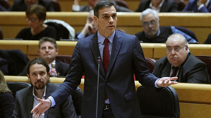 Informativo 24h - Sánchez insiste en el Senado en que Ábalos se reunió con Delcy Rodríguez para "evitar una crisis diplomática" con Venezuela