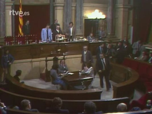 Arxiu TVE Catalunya - Heribert Barrera, president del Parlament i primer discurs