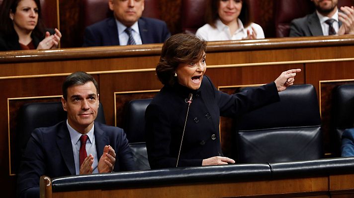 Especiales informativos - Calvo defiende que Iglesias forme parte de la comisión delegada que supervisa el CNI: "Es vicepresidente de este Gobierno"