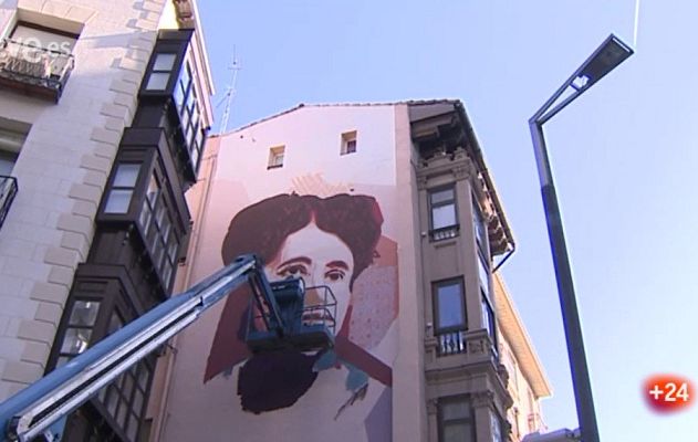  - Un mural para Maria Lejarraga en Logroño