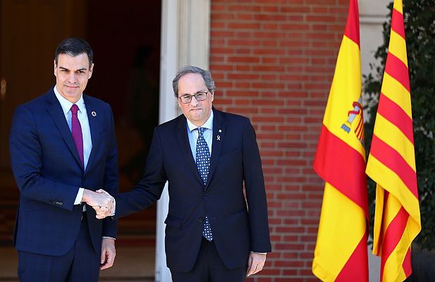 Especiales informativos - Sánchez y Torra abren la primera mesa de diálogo entre el Gobierno y la Generalitat de Cataluña