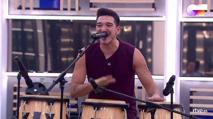 OT 2020 - Bruno canta "Llegué hasta ti" 1r pase de micros
