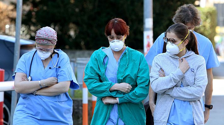 Telediario 1 - Vo', el pueblo que busca al 'paciente cero' del coronavirus