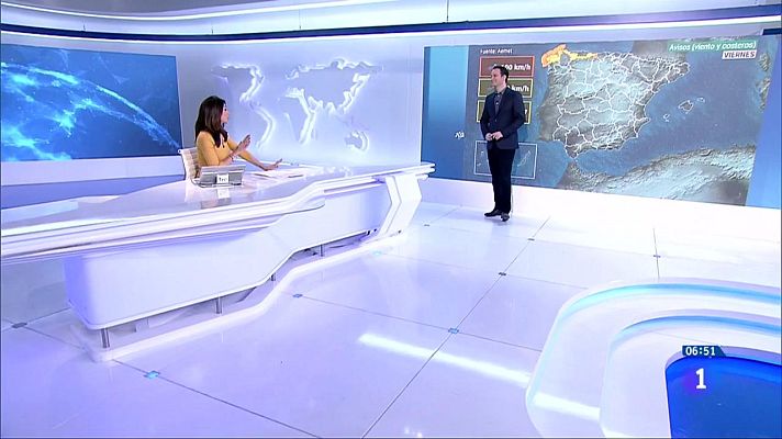 El tiempo - Cielo poco nuboso y ascenso térmico en el interior de la Península