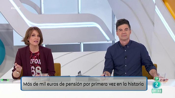 Aquí hay trabajo - Más de 1000 ¿ de pensión media en España