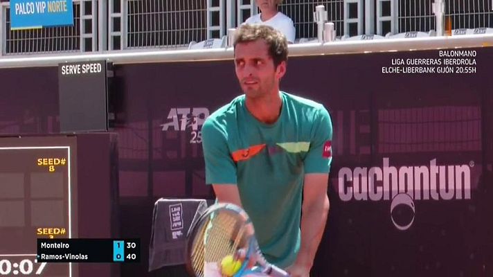 Tenis - Tenis - ATP 250 Torneo Santiago. 1/4 Final: T. Monteiro - A. Ramos