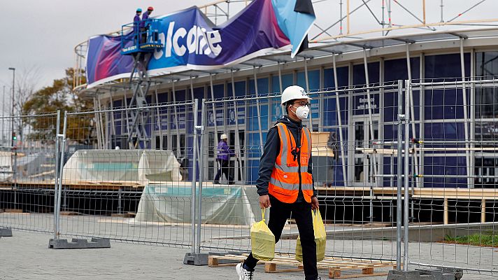 Telediario 1 - El temor al coronavirus agota las mascarillas en España