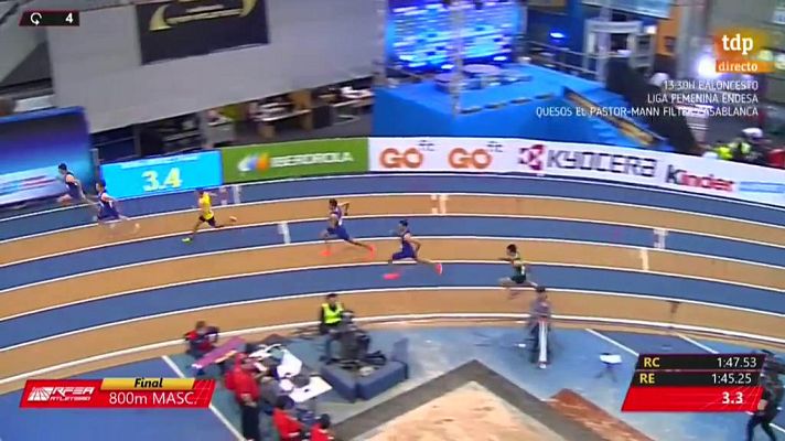 Atletismo - Valladares sorprende en el 800 a Ben y García para ser campeón de España