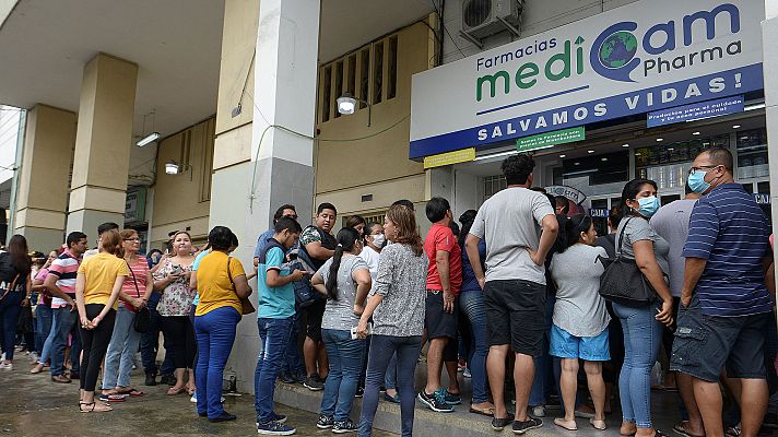 Telediario 1 - El primer caso de coronavirus en Ecuador desata el pánico