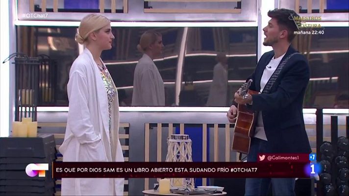 El chat de OT - Samantha se reencuentra con Carlos Right y cantan juntos