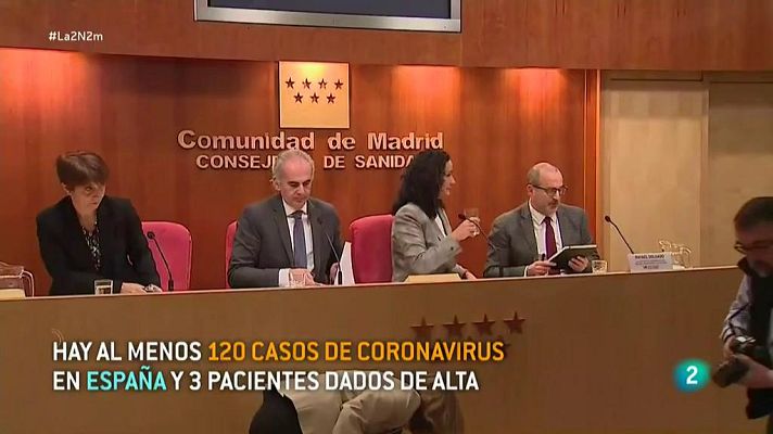 La 2 Noticias - Aumentan los casos de coronavirus en España