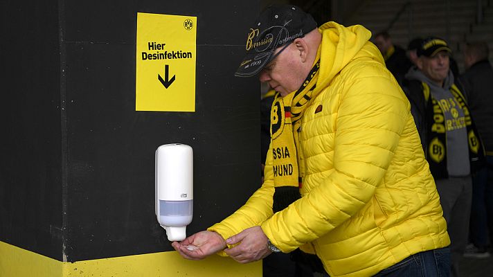 Telediario 1 - La UEFA estudia el impacto del coronavirus en la Eurocopa