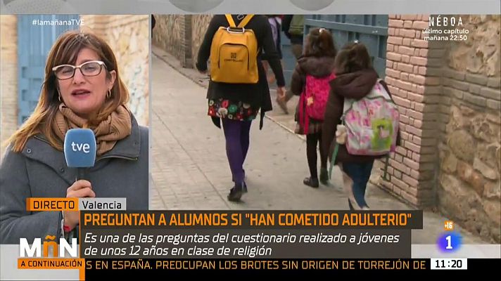 La mañana - Polémica por un cuestionario: "¿Has cometido adulterio?"