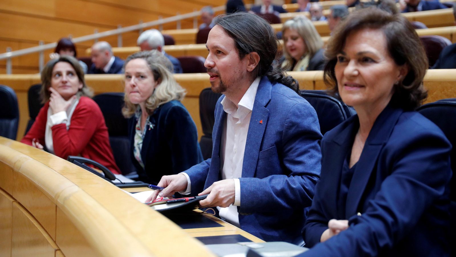El PSOE defiende que no "no hay machistas" en el Gobierno tras las críticas de Iglesias por la ley de libertad sexual
