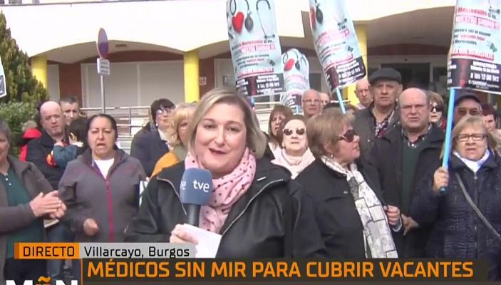 La mañana - La Mañana - Los vecinos de Villarcayo protestan por las escasas atenciones sanitarias