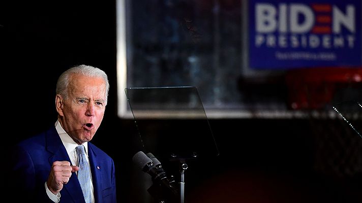 Telediario 1 - Biden o Sanders disputarán la presidencia a Trump