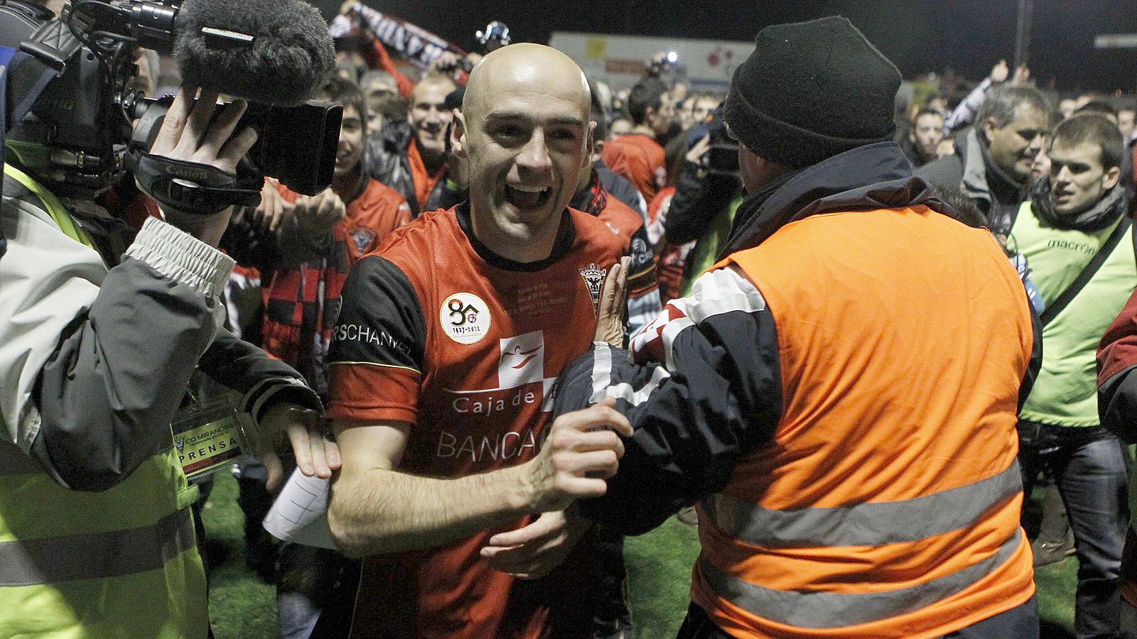 Pablo Infante: ''Si el Mirandés se lo pasa bien, seguro que tienen opciones de clasificarse''