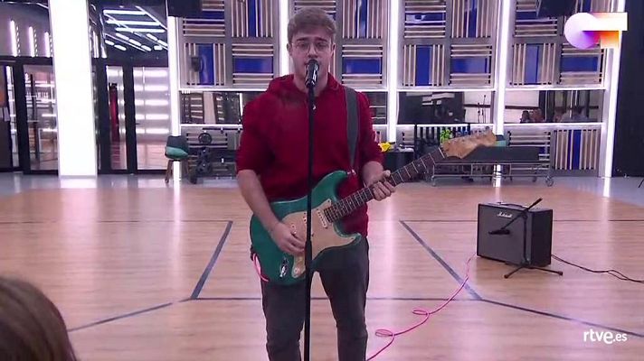 OT 2020 - Gèrard canta "Brown Eyed Lover" 1r pase de micros