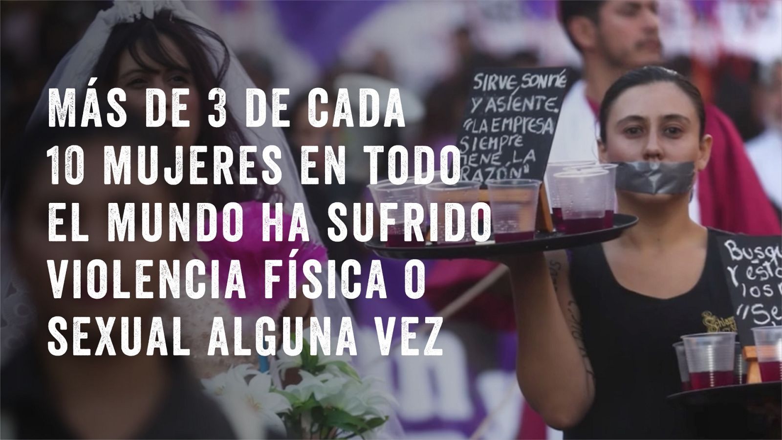 Más de 3 de cada 10 mujeres han sufrido violencia física o sexual en el mundo - RTVE Igualdad | Ver