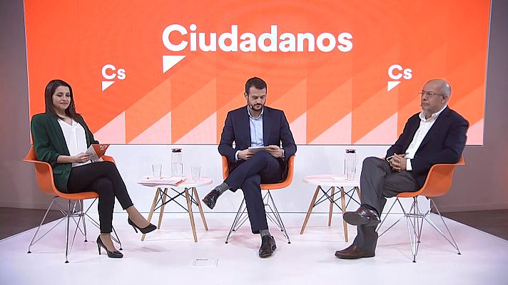 Informativo 24h - Igea y Arrimadas debaten en la sede de Cs