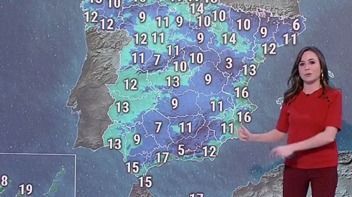 El tiempo - Lluvias fuertes en el norte peninsular y viento intenso en diversas zonas