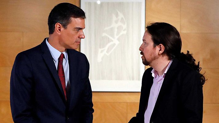 Telediario 1 - Los desencuentros entre Podemos y PSOE obligan a convocar la segunda Comisión de Seguimiento del Gobierno de coalición