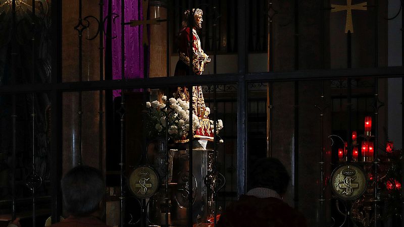 Suspendido el besapiés al Cristo de Medinaceli para evitar el contagio por coronavirus