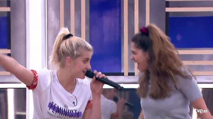 OT 2020 - Anajú y Samantha cantan Girls Just Wanna Have Fun" 2o pase