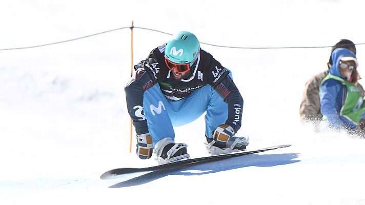 Snowboard - Lucas Eguibar gana el boardercross de la Copa del Mundo en Sierra Nevada