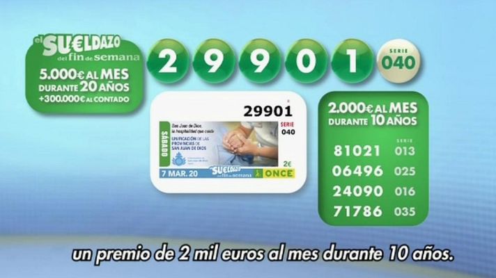 Sorteos ONCE - Sorteo ONCE - 07/03/20