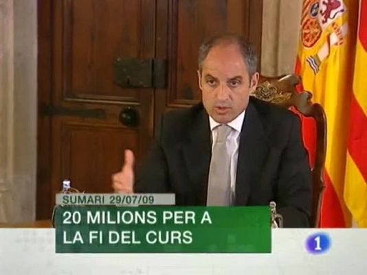 L'informatiu - Comunitat Valenciana - L'informatiu Comunitat Valenciana - 29/07/09