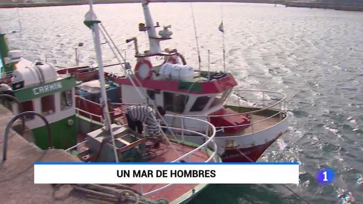 Telediario 1 - Un mar de hombres