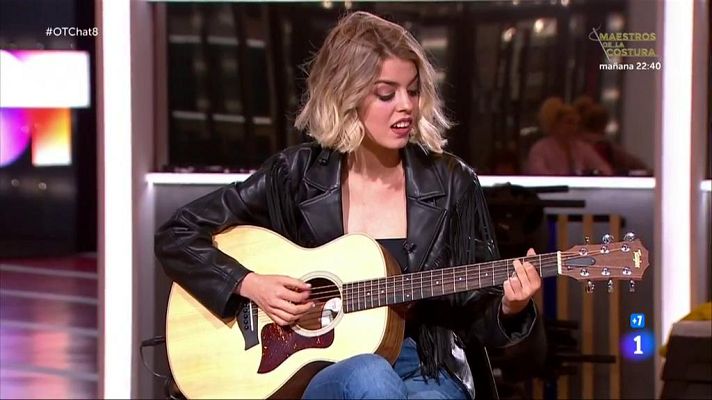 El chat de OT - Nerea canta "No mires atrás" en El chat de OT