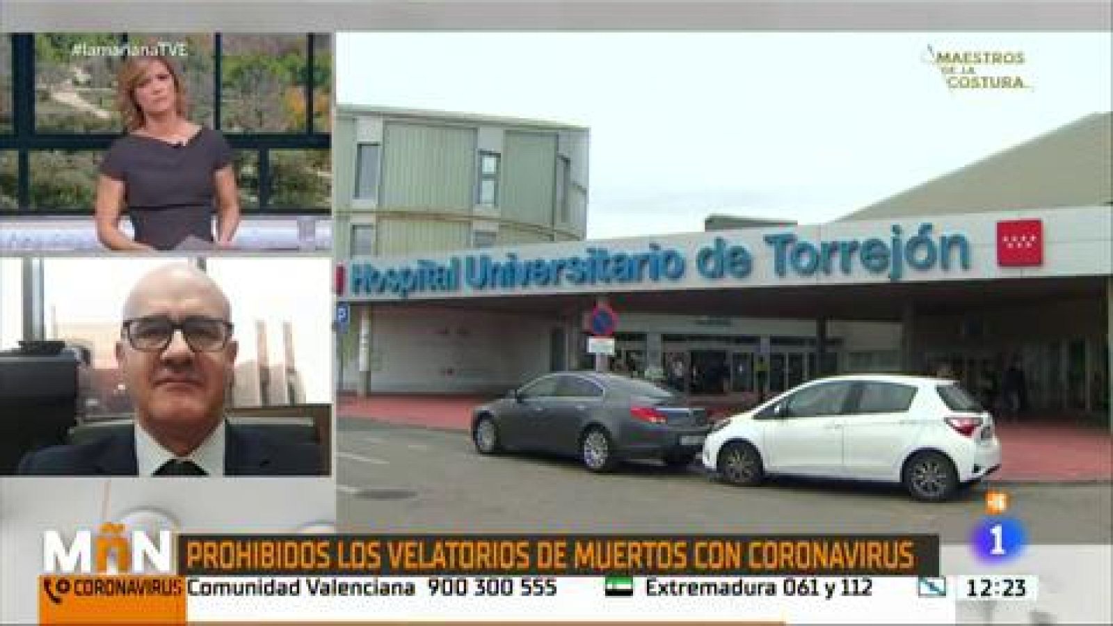 La Mañana - Un tanatorio de Zaragoza no oficiará misas ni velatorios de las personas fallecidas con el coronavirus