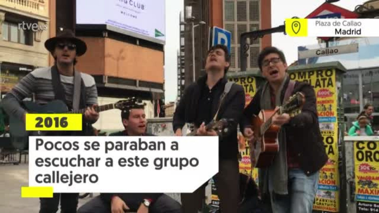 Vídeo: Concierto de Morat en la plaza del Callao de Madrid.