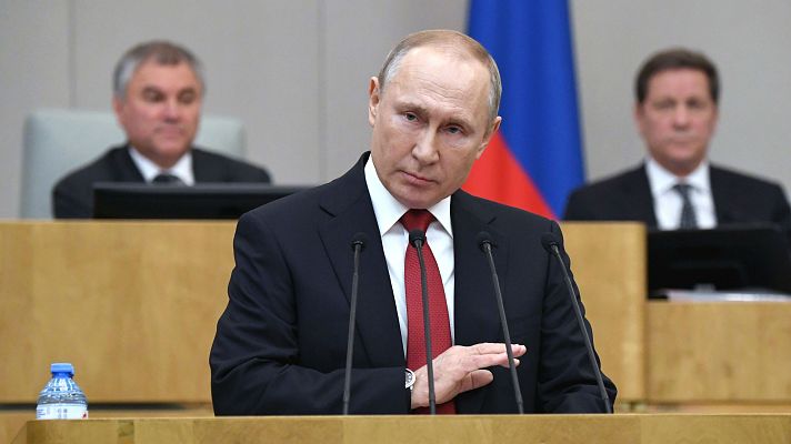 Telediario 1 - La Duma aprueba que Putin pueda seguir de presidente en 2024