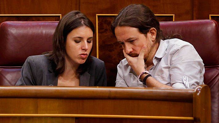 Telediario 1 - Irene Montero da positivo por coronavirus y Pablo Iglesias estará en cuarentena