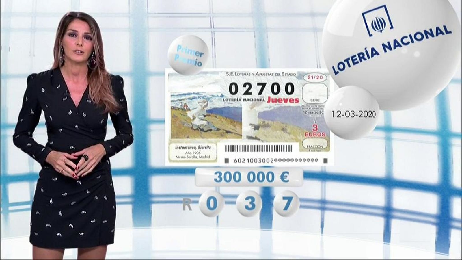 Lotería Nacional + La Primitiva + Bonoloto - 12/03/20 - ver ahora