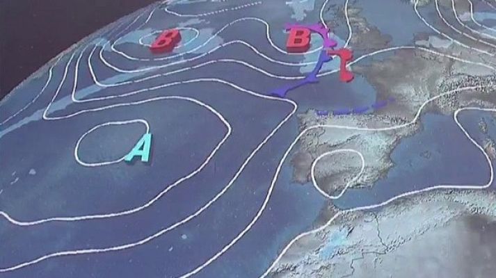 El tiempo - Lluvias en el noreste peninsular y descenso generalizado de las temperaturas