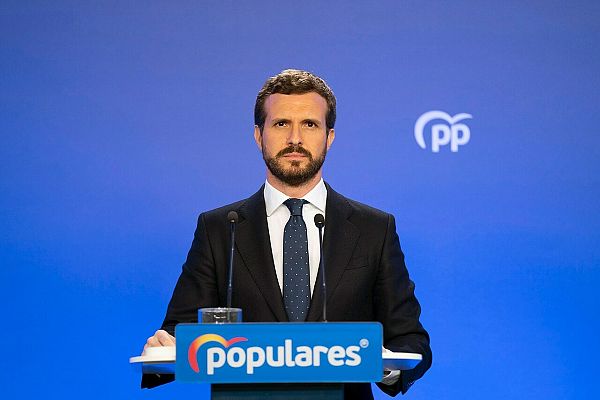 Telediario 1 - Pablo Casado apoyará al Gobierno en el estado de alarma