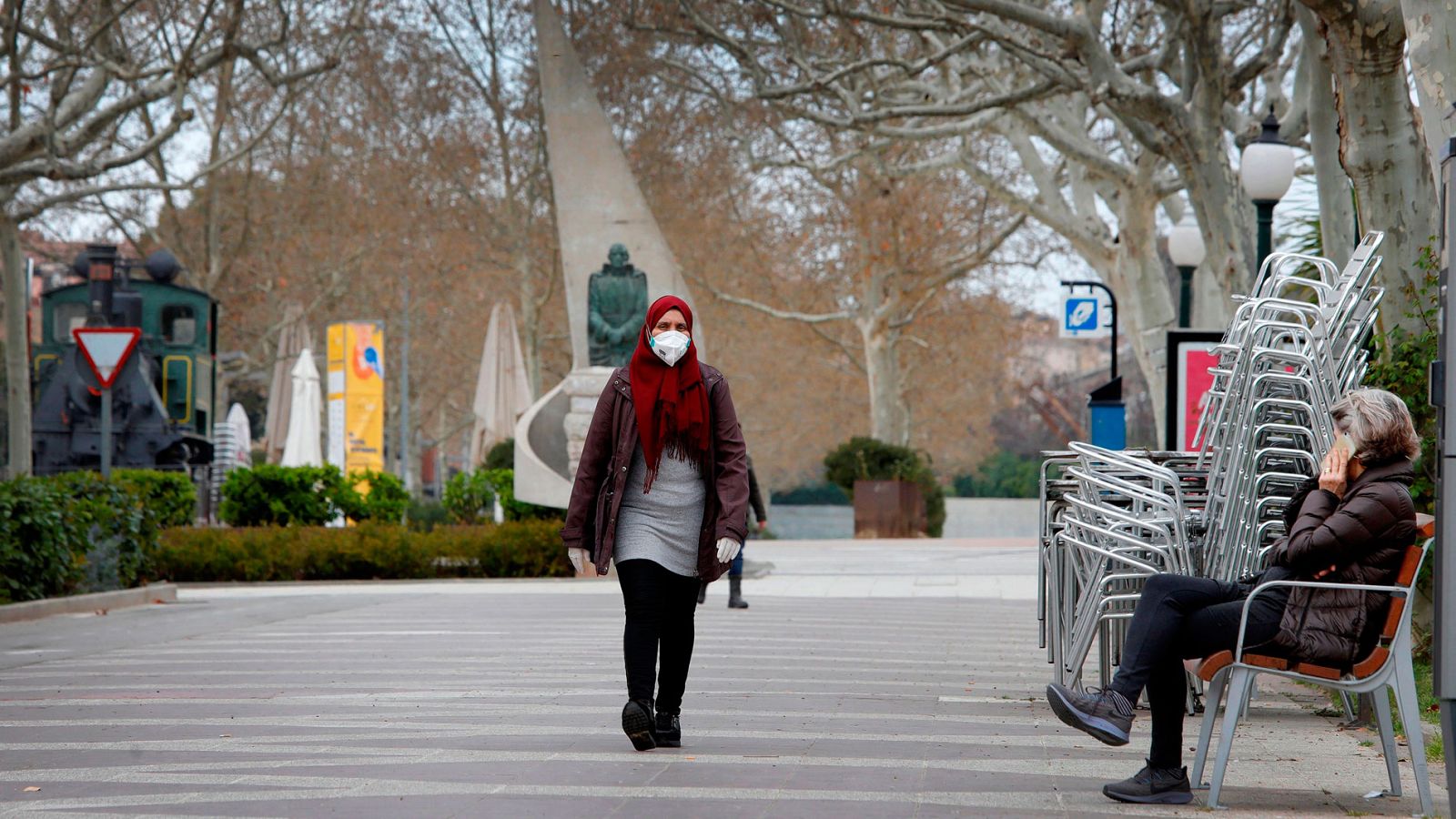 Así transcurre el primer día de confinamiento en Igualada por el coronavirus