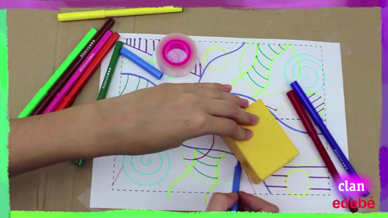 ARTE - Rotuladores y agua - EduClan 6 a 8 años | Ver
