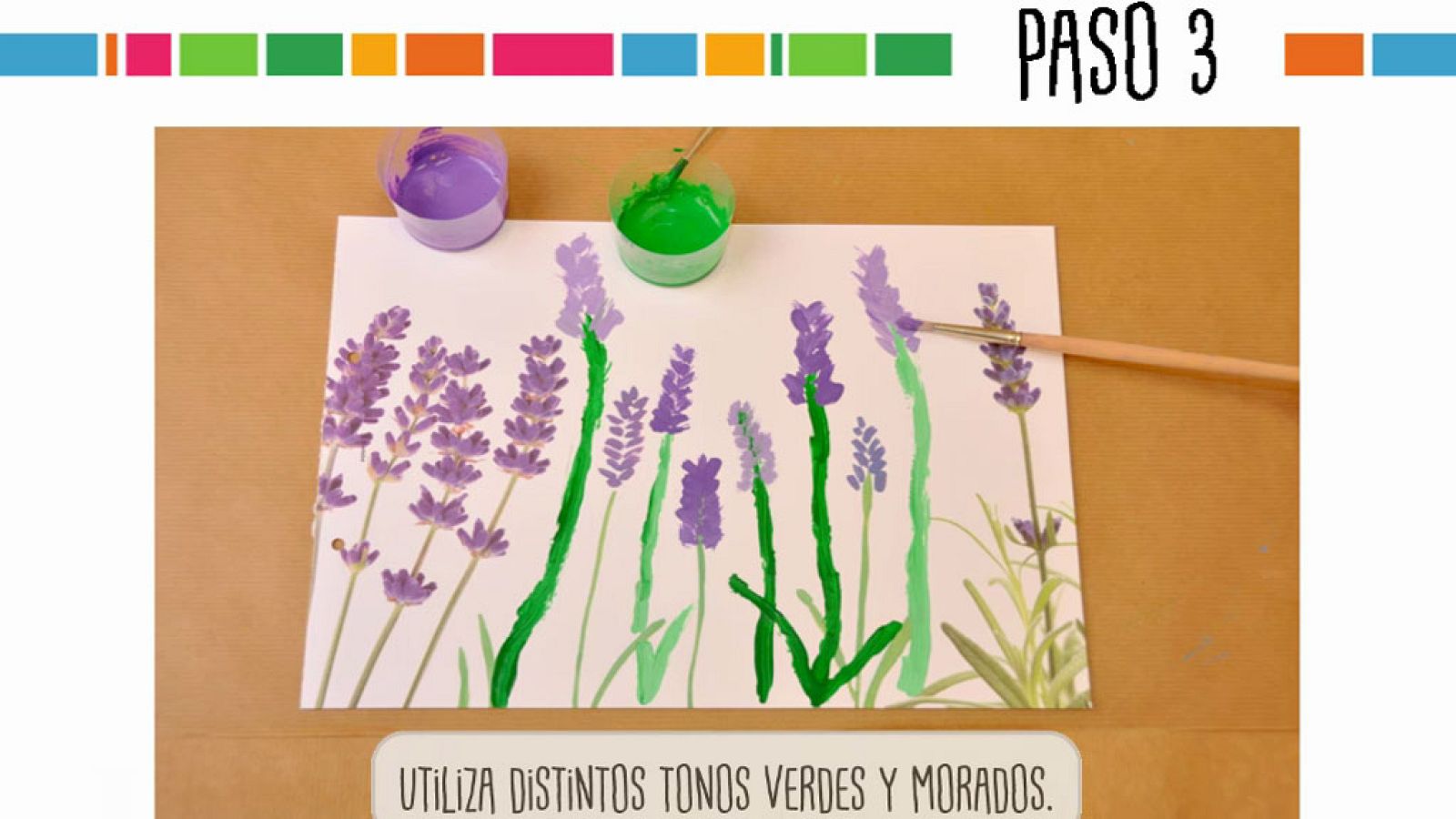 ARTE - Campo de lavanda - EduClan 3 a 5 años | Ver