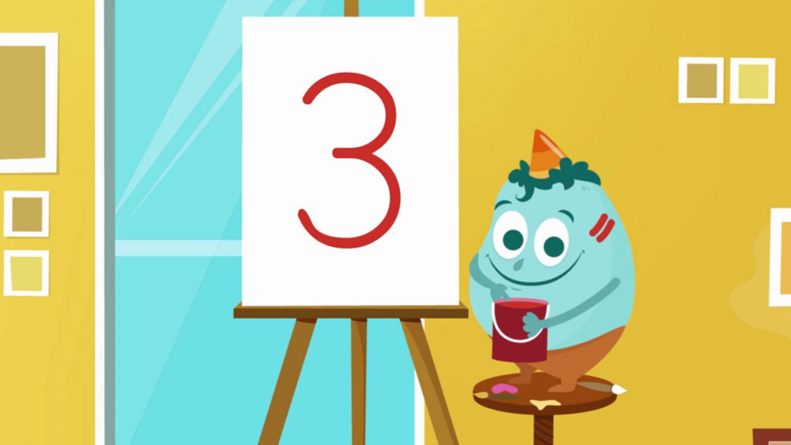 LÓGICA Y MATEMÁTICAS - Aprendiendo a escribir los números - EduClan 3 a 5 años | Ver