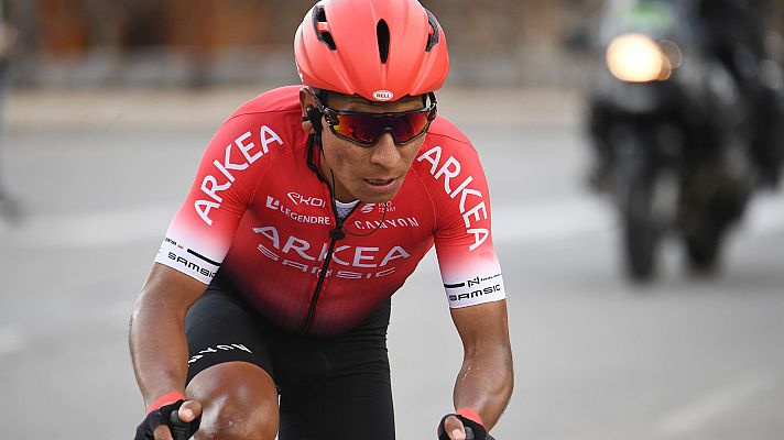 Ciclismo - Así fue el ataque de Nairo Quintana para ganar la etapa en solitario