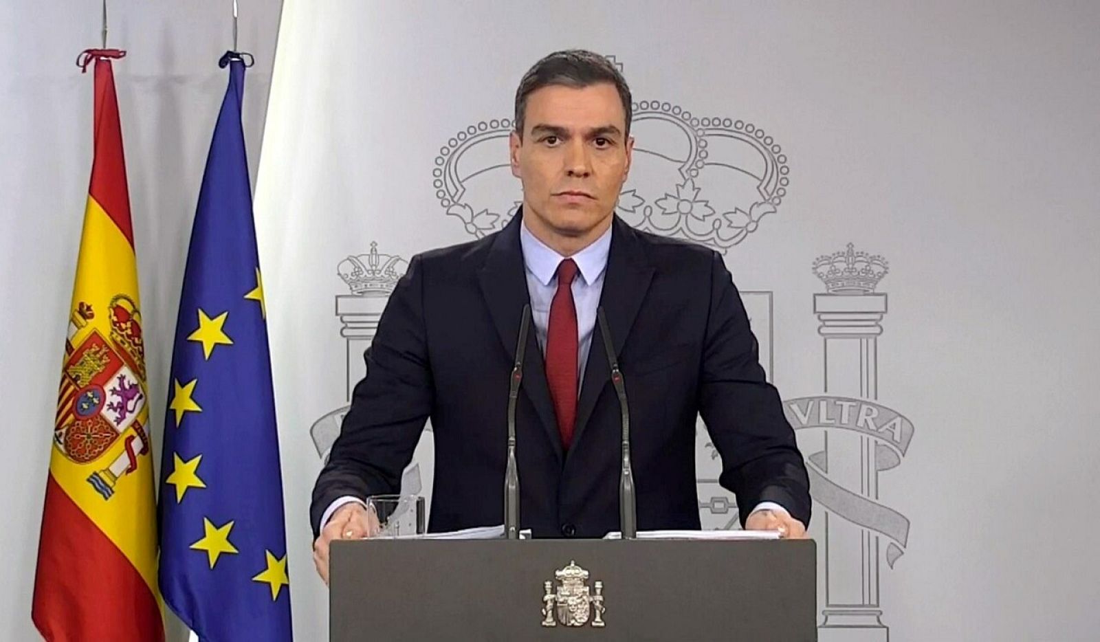 Sánchez: "Cortemos la cadena de trasmisión del pánico, acabemos con los bulos" - RTVE.es | Ver