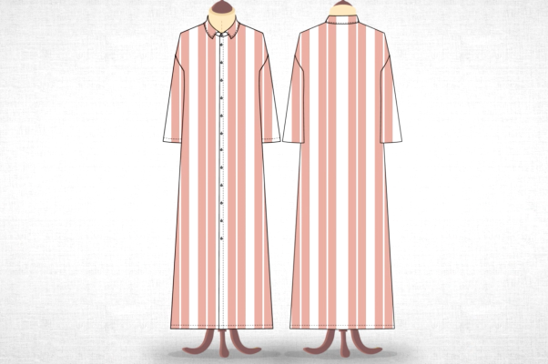 Maestros de la costura - Así se hace el caftán para el conjunto de baño de hombre