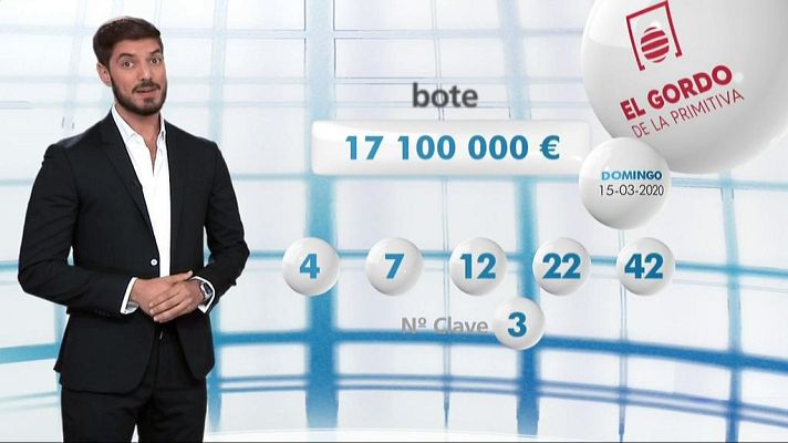 Loterías - El Gordo de la Primitiva - 15/03/20