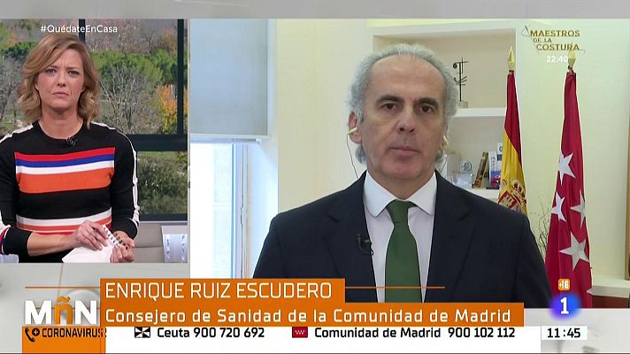 La mañana - Entrevista al consejero de Sanidad de la Comunidad de Madrid
