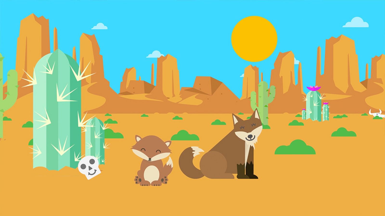 IDIOMAS - Over in The Desert - EduClan 3 a 5 años | Ver